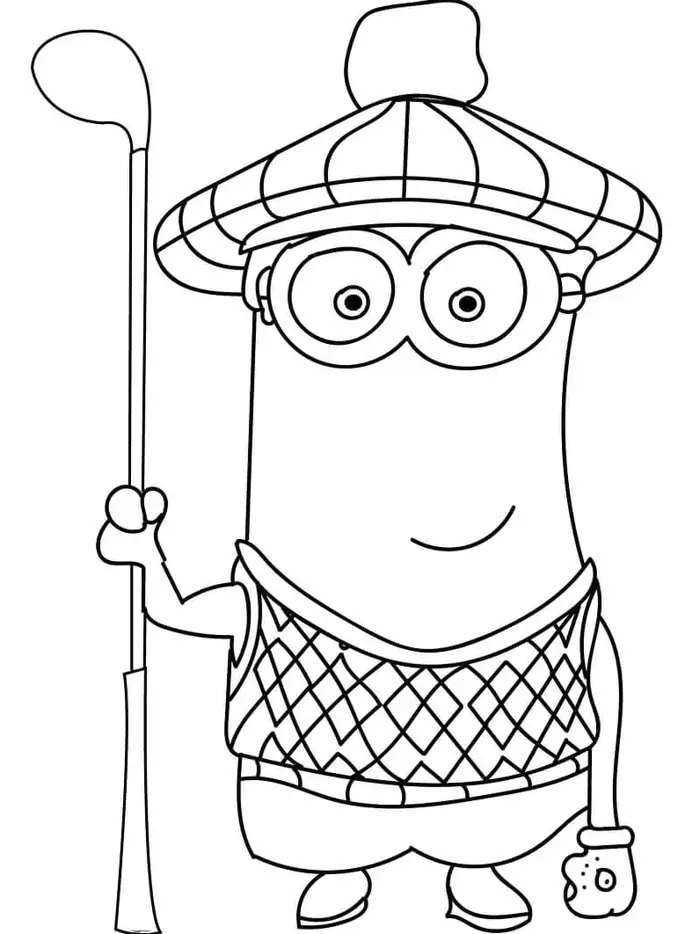 Bộ sưu tập tranh tô màu Minion hài hước ngộ nghĩnh cho bé tập tô