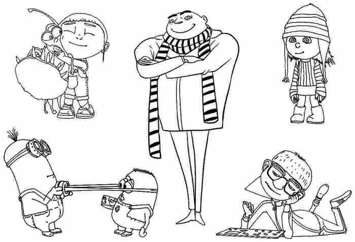 Tranh Tô Màu Đẹp Cho Bé: 13 Tranh Tô Màu Minions Vui Vẻ