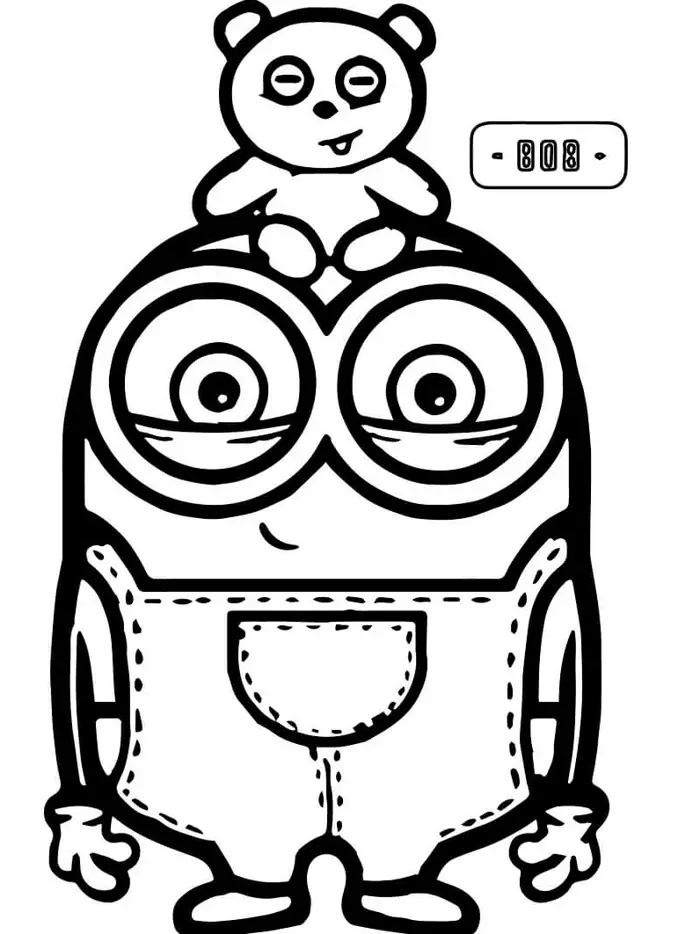 Bộ sưu tập tranh tô màu Minion hài hước ngộ nghĩnh cho bé tập tô