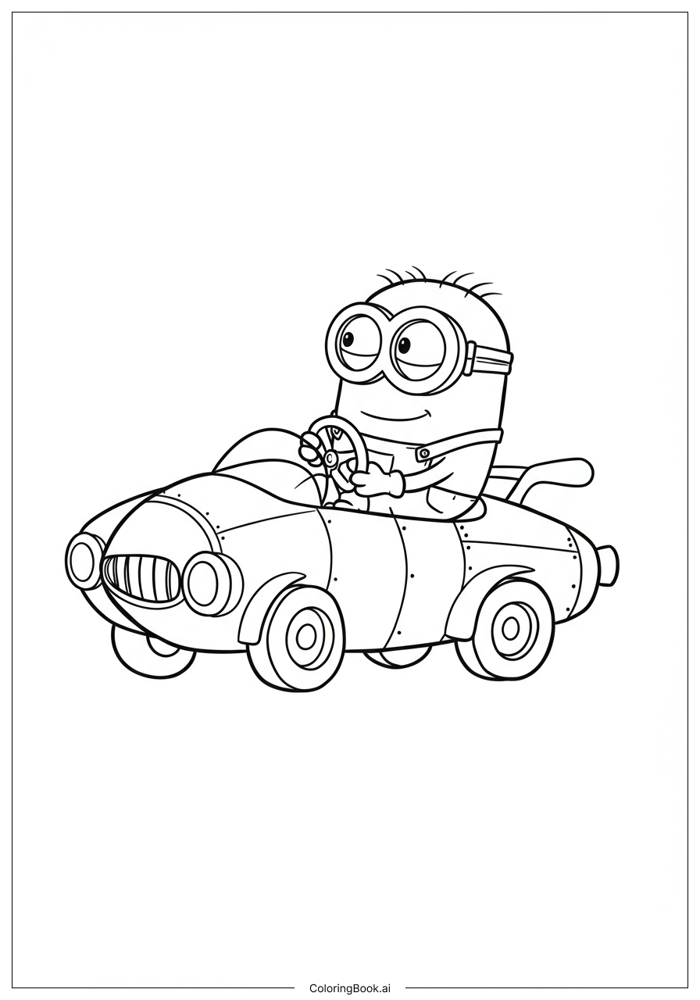 33 trang tô màu minion (PDF và PNG miễn phí)