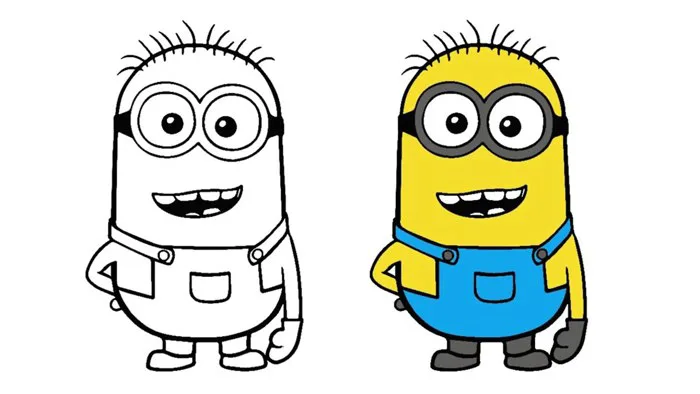 Tô Màu Tranh Minion - How to Color Minion - Dạy Bé Tô Màu #121