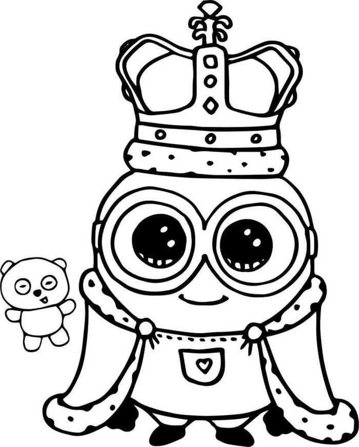 Tô Màu Minion - Tranh Tô Màu Cho Bé