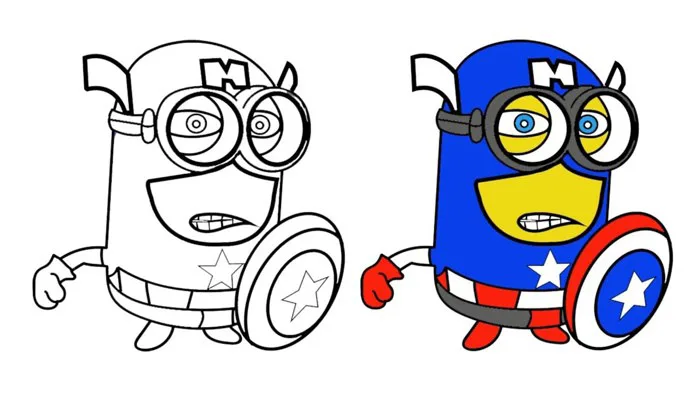Tô Màu Tranh Minion - How to Color Minion - Dạy Bé Tô Màu #29