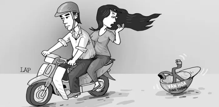 Đánh rơi mũ bảo hiểm gây tai nạn, bị xử lý thế nào?