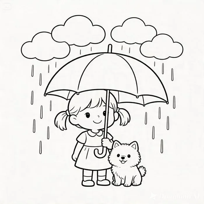 BỘ TRANH TÔ MÀU HIỆN TƯỢNG THIÊN NHIÊN CHO BÉ