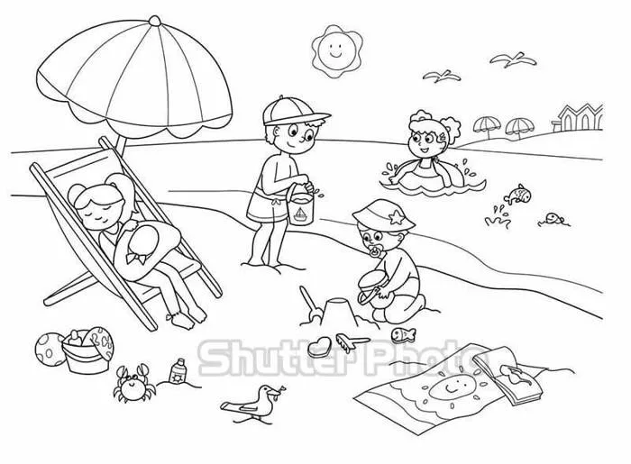 152+ Tranh tô màu mùa hè của bé đang hot nhất dễ tải dễ in Update 2026
