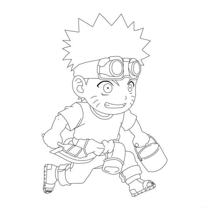 Tranh Tô Màu Naruto - Tạo Hình Nhân Vật Nổi Tiếng Trong Thế Giới Anime - Tô  màu trực tuyến