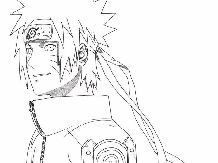 Tô màu Naruto Ngầu - Trang Tô Màu Cho Bé