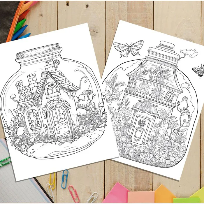 Bộ 50 tranh tô màu 