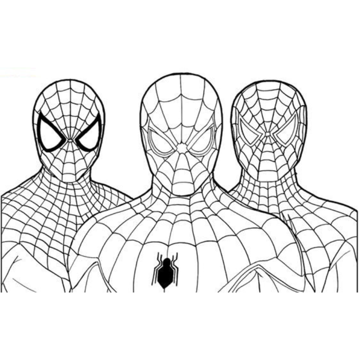 Tô Màu Spider Man - Thế Giới Độc Nhất Vô Nhị Của Các Siêu Anh Hùng - Tô màu  trực tuyến