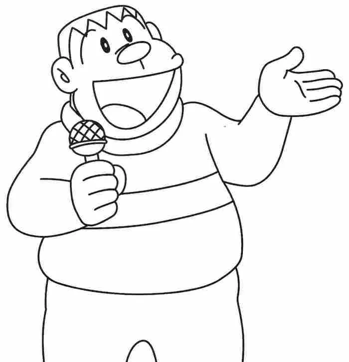 Tranh Tô Màu Đẹp Cho Bé: 50 Tranh Tô Màu Doraemon Và Các Bạn - P4