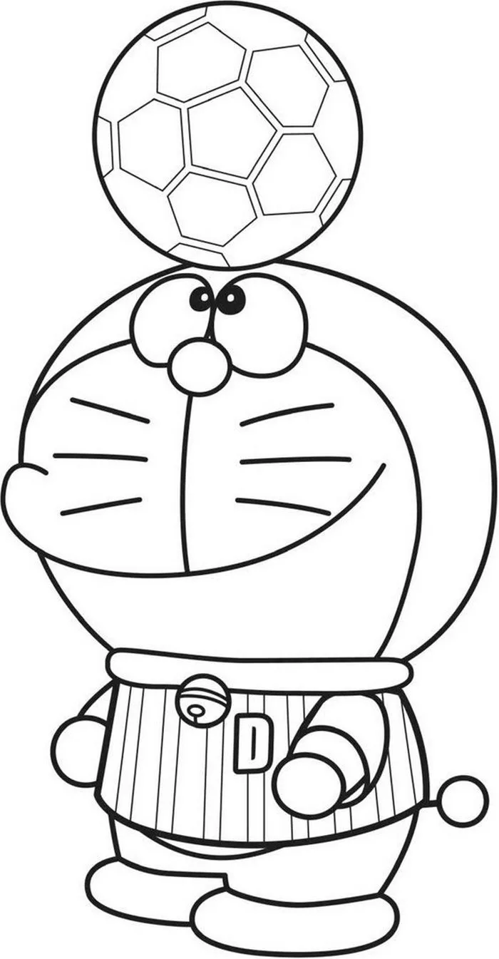 500 tranh tô màu doraemon cho bé đẹp, dễ tô tại nhà