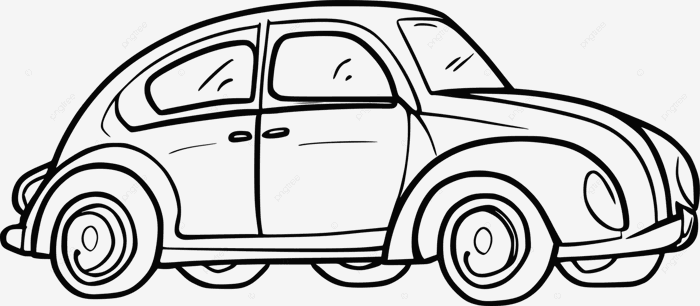 Hình ảnh Tranh Tô Màu ô Tô Cho Trẻ Em Vector PNG , Bản Vẽ Xe Hơi, Vẽ Nhẫn,  Trẻ Em Vẽ PNG và Vector với nền trong suốt để tải xuống