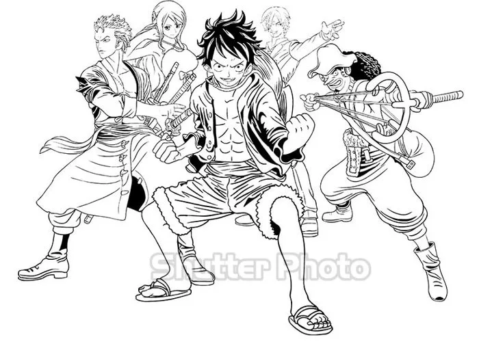 76+ Tranh tô màu One Piece đẹp nhất dễ tải dễ in Update 2026