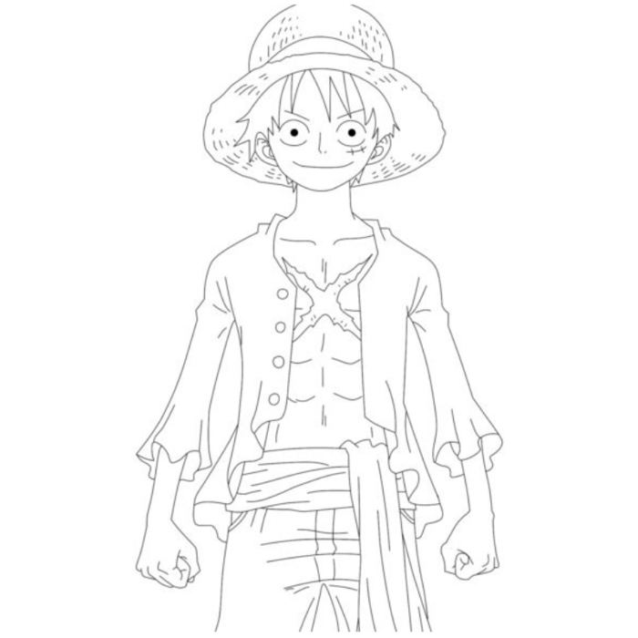 Tô Màu Luffy - Nhân Vật Truyền Cảm Hứng Trong Thế Giới Hoạt Hình - Tô màu  trực tuyến