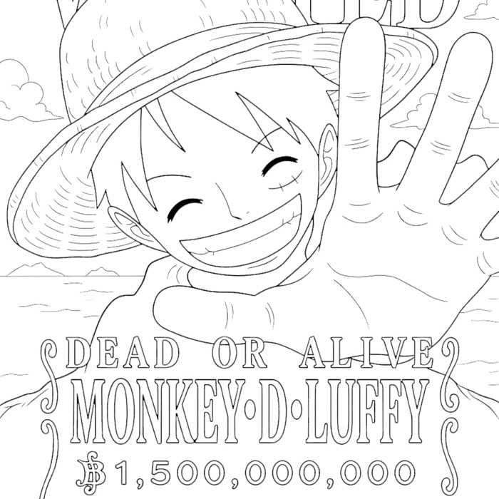 53 Tranh Tô Màu One Piece: Khám Phá Đại Hải Trình Kỳ Thú