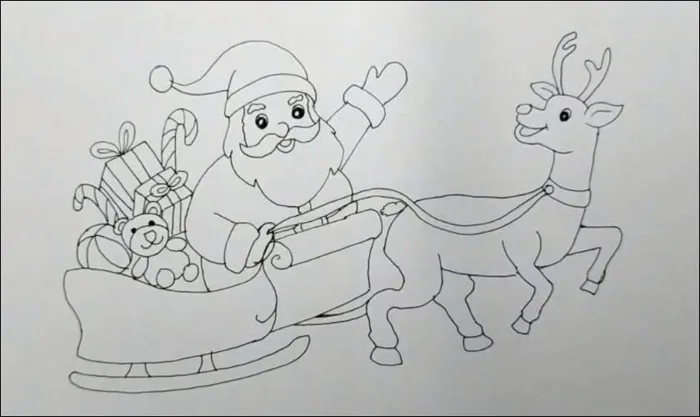 Cách vẽ ông già Noel đơn giản, dễ thương cho bé - Gợi ý 30+ ý tưởng