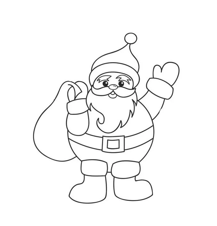 Tổng hợp tranh tô màu ông già Noel đẹp nhất , Tuyển tập tranh tô màu ông  già Noel đẹp nhất dành tặng các bé , Những bức tranh tô màu ông