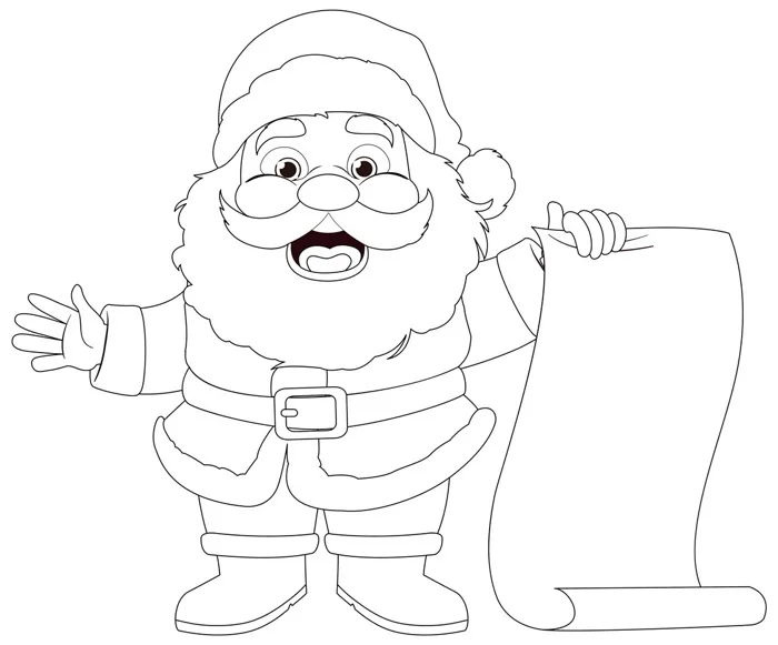 30+ Mẫu tranh tô màu Noel cho bé – Tranh tô màu Ông Già Noel, cây thông  Noel mới nhất