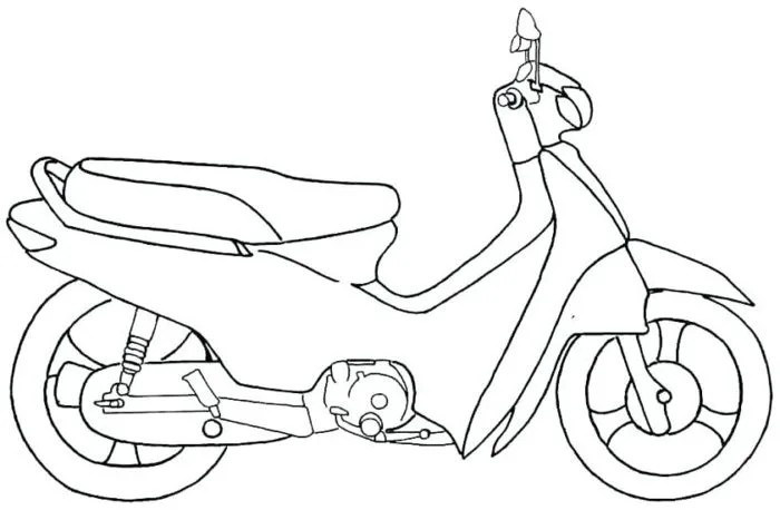 Tranh tô màu phương tiện giao thông