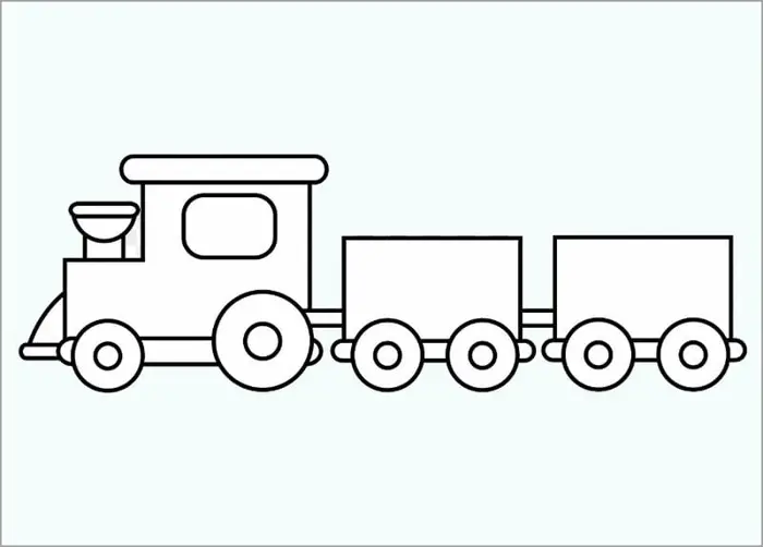 Bộ sưu tập tranh tô màu phương tiện giao thông cho bé