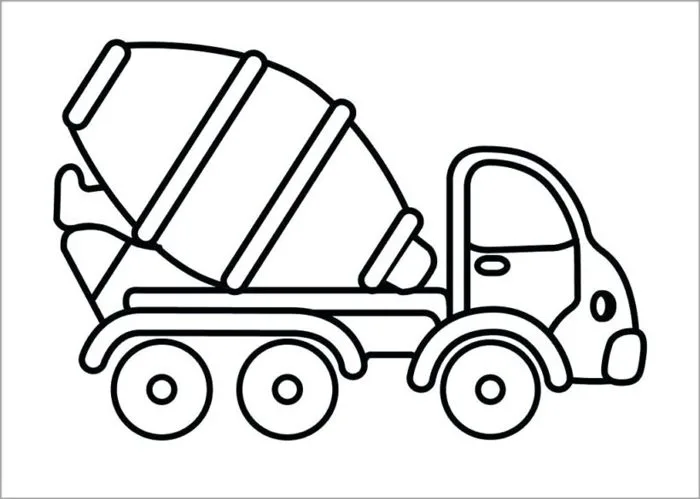 Tranh tô màu phương tiện giao thông