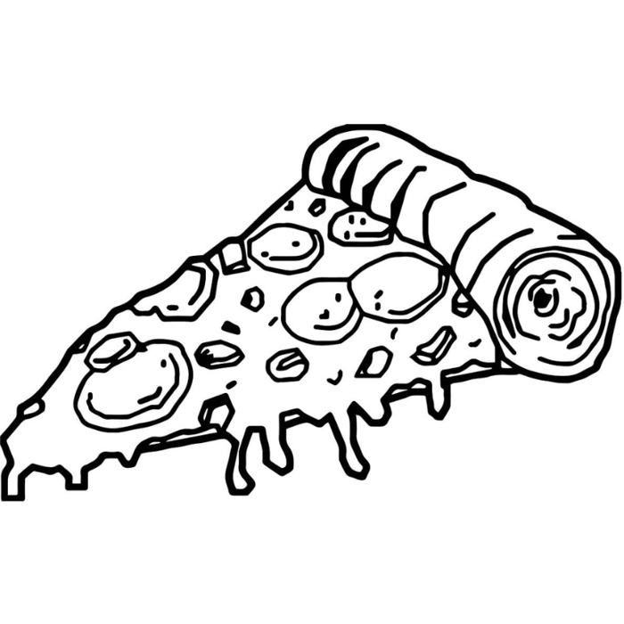Tranh tô màu bánh pizza: Khi ẩm thực gặp nghệ thuật - Tô màu trực tuyến