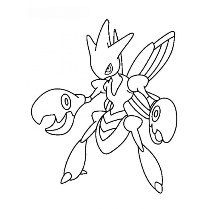 Tranh Tô Màu Pokemon Mega - Khám Phá Phong Cách Đặc Biệt - Tô màu trực tuyến