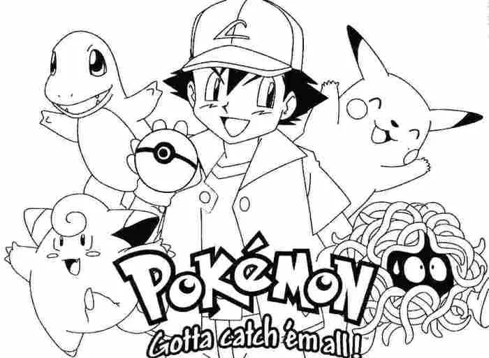 100+ Mẫu tranh tô màu Pokemon đẹp nhất