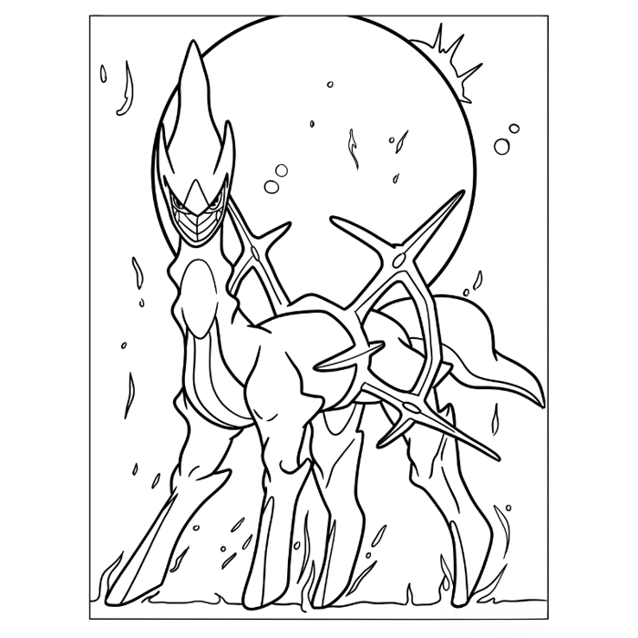 Tô Màu Pokemon Arceus: Làm Thế Nào Để Biến Hình Ảnh Của Bạn Thành Tác Phẩm  Nghệ Thuật - Tô màu trực tuyến