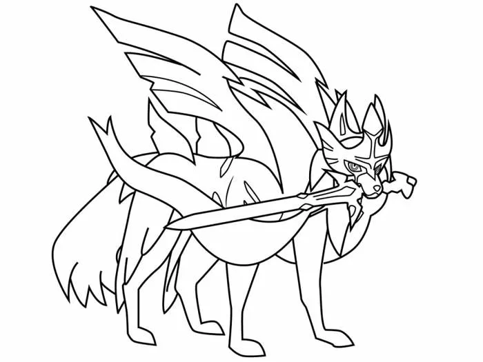 Tô Màu Pokemon Huyền Thoại - Tranh Tô Màu Cho Bé