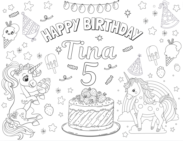 Set 20 tranh tô màu sáng tạo cho sinh nhật bé hình ngựa pony dễ thương -  Tranh tô màu và câu đố hình ngựa pony