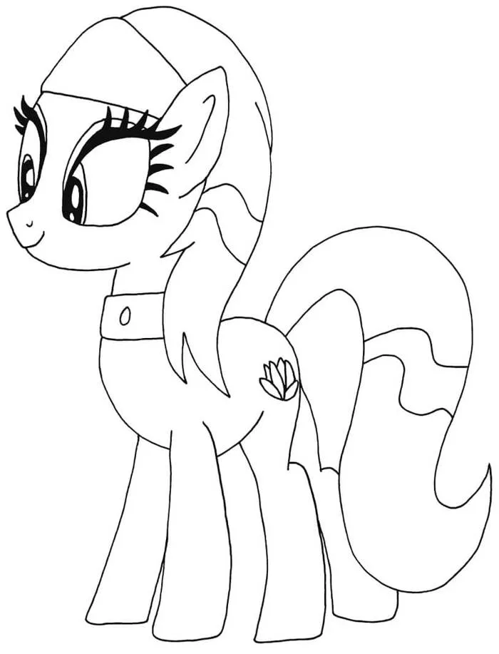 Tô Màu Pony Bé Nhỏ - Tranh Tô Màu Cho Bé