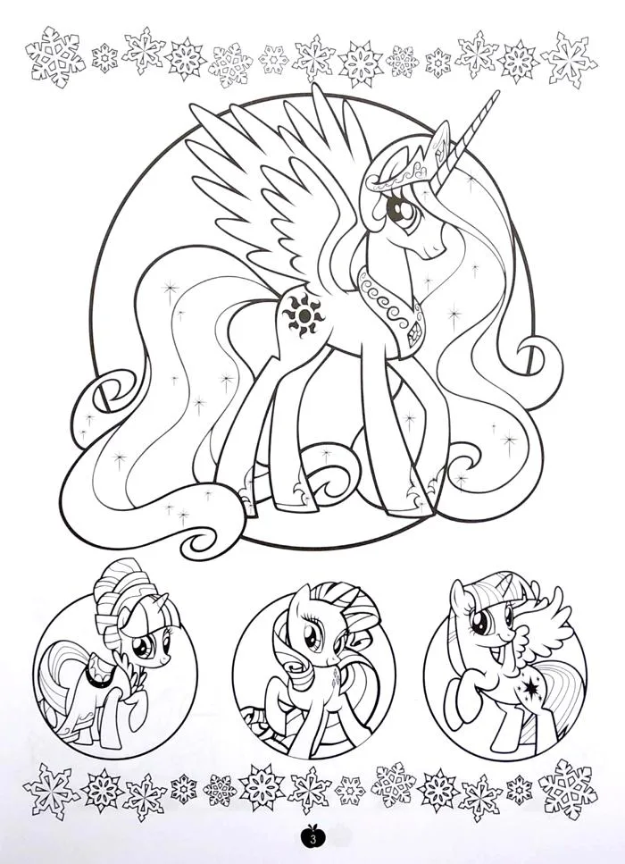 My Little Pony Jumbo - Tô Màu Và Các Trò Chơi - Chủ đề Giáng Sinh - Tập 3  (Tái Bản)