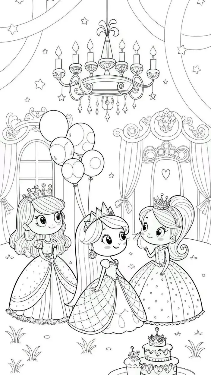 Khám phá tranh tô màu công chúa Disney rõ nét tuyệt đẹp