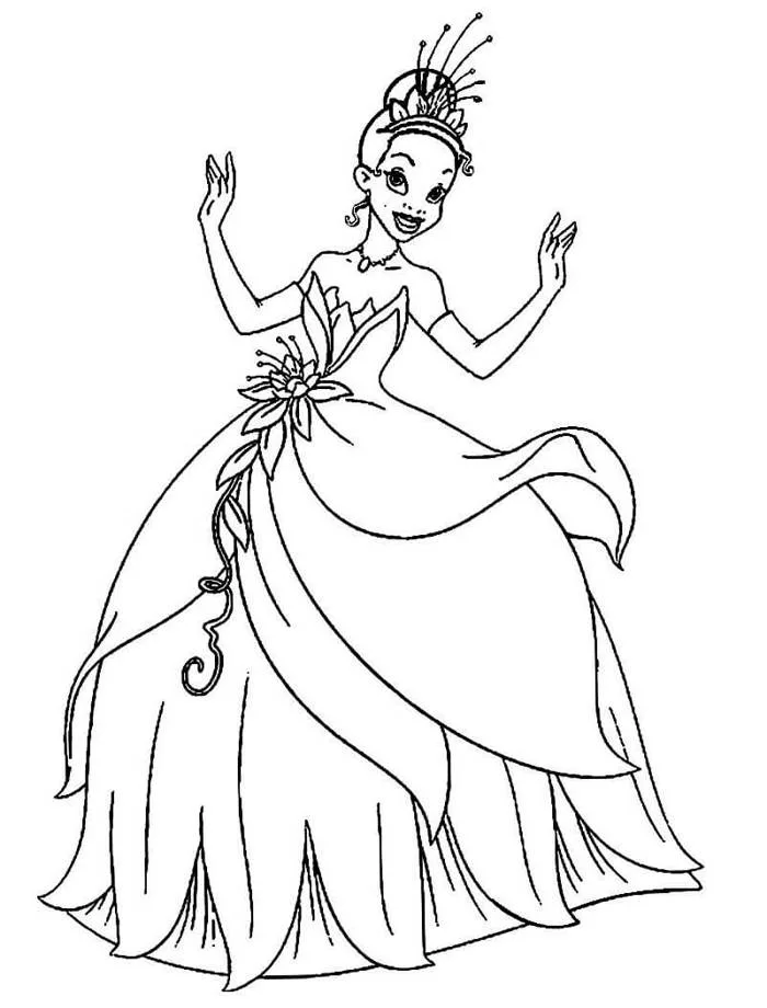 Tô Màu Công Chúa Disney - Tranh Tô Màu Cho Bé