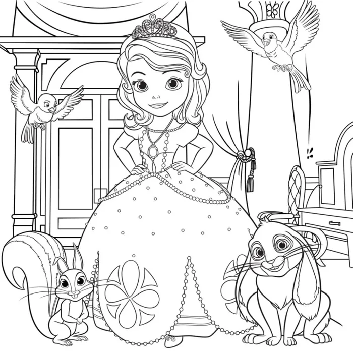 Set 100 tờ Công chúa (princess) - Set 100 Tờ Tranh Tô Màu A4 Dành Cho Màu  Sáp, Màu Chì - TRANH TÔ MÀU COLOR LAND | Shopee Việt Nam