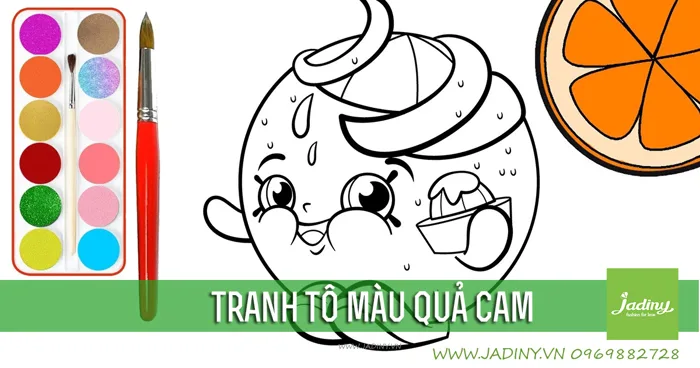 30 tranh tô màu quả cam với nhiều hình ảnh dễ thương cho bé – Jadiny