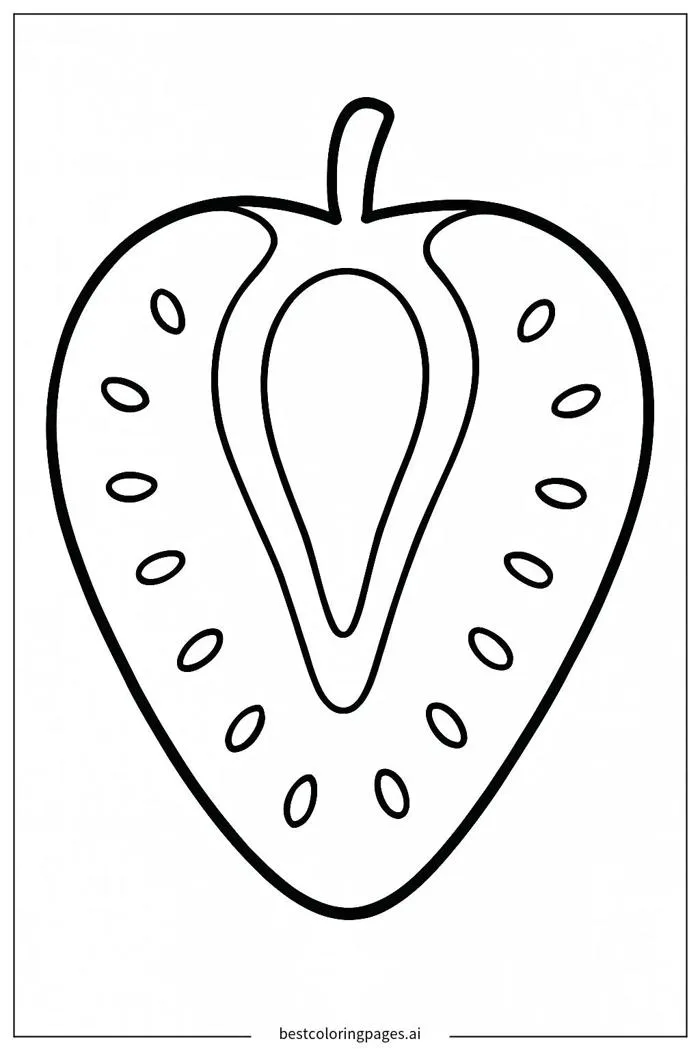 21 trang tô màu Tranh tô màu Tranh tô màu dâu tây (PDF và PNG miễn phí để  in)