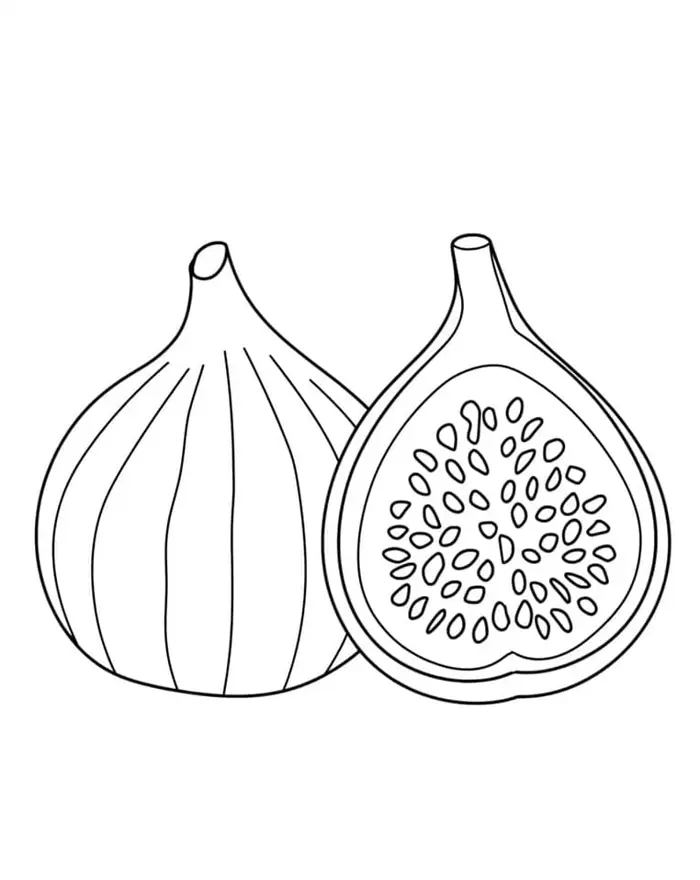 Tranh tô màu trái cây cho bé 3 tuổi sáng tạo
