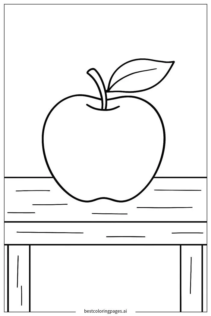 60 trang tô màu Tranh tô màu Quả Táo (PDF và PNG miễn phí để in)