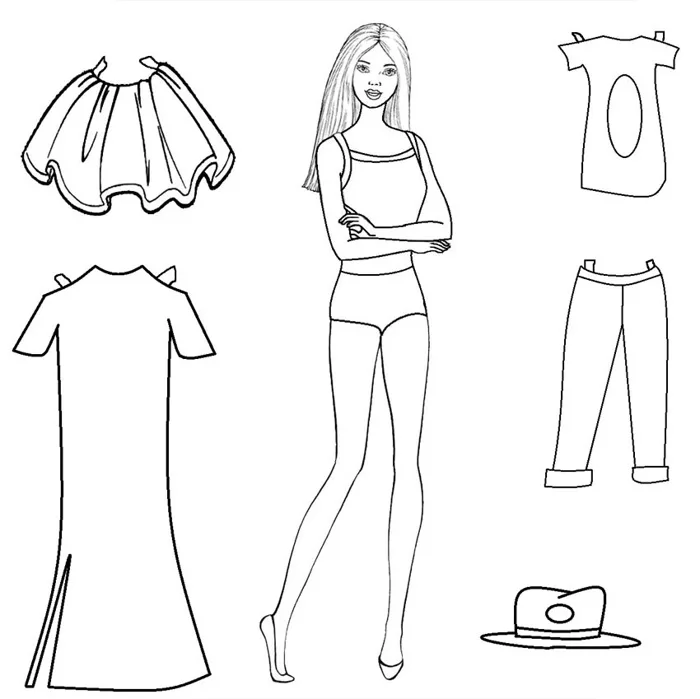 Tranh tô màu quần áo cho bé đẹp và đa dạng các mẫu thời trang