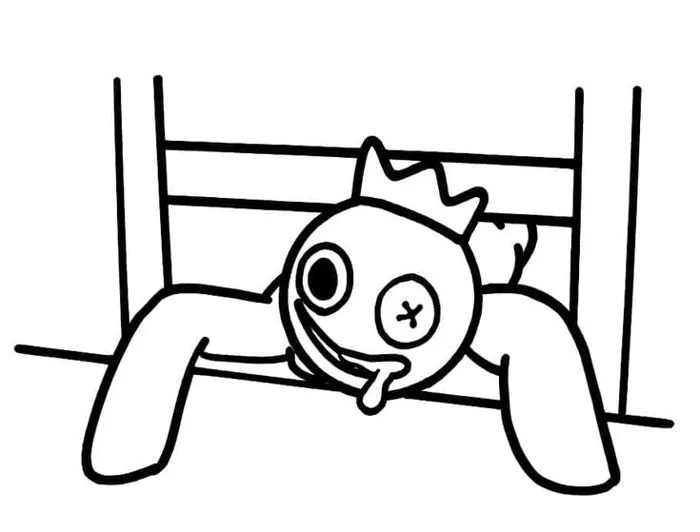 Tô màu Game Rainbow Friends - Trang Tô Màu Cho Bé