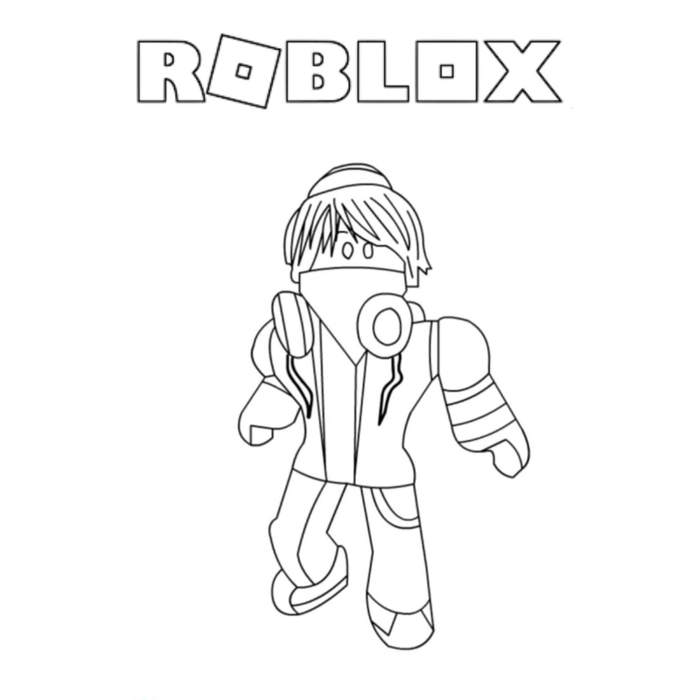 Tranh Tô Màu Roblox - Thế Giới Mô Phỏng Đầy Thú Vị - Tô màu trực tuyến