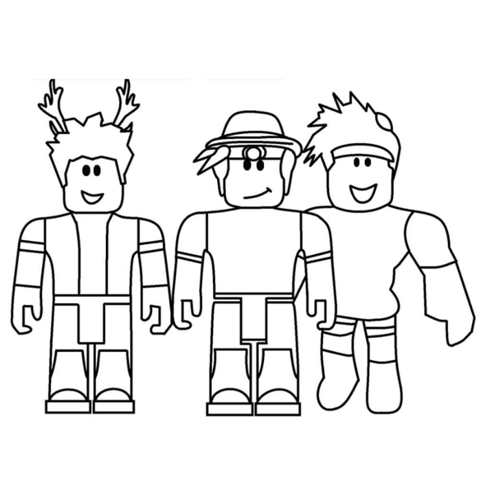 Tranh Tô Màu Roblox - Thế Giới Mô Phỏng Đầy Thú Vị - Tô màu trực tuyến