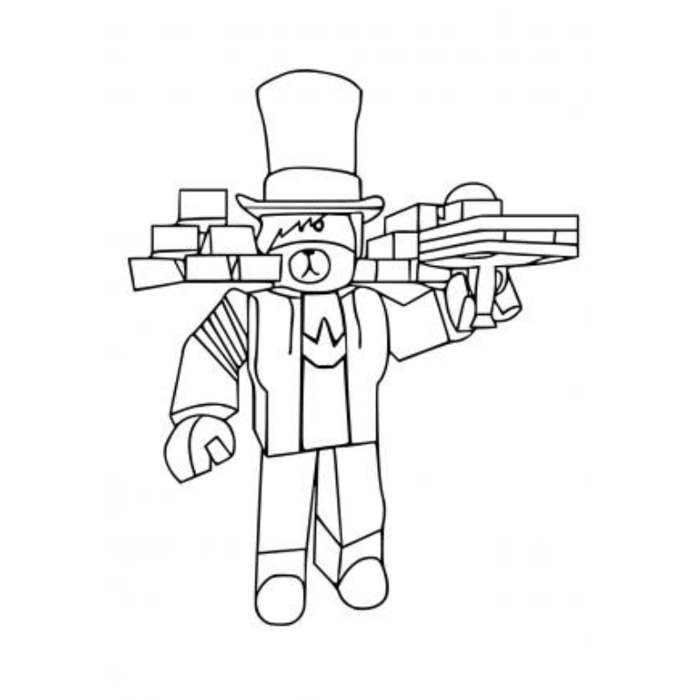 Tranh Tô Màu Roblox - Thế Giới Mô Phỏng Đầy Thú Vị - Tô màu trực tuyến