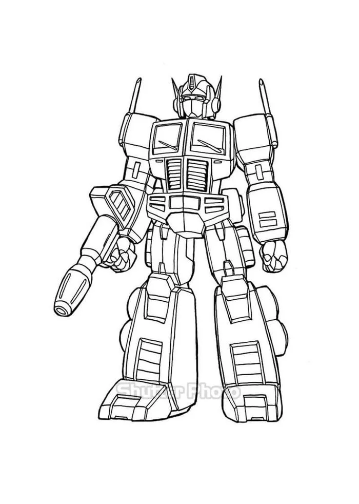 178+ Transformers tranh tô màu robot biến hình đẹp nhất Update 2026