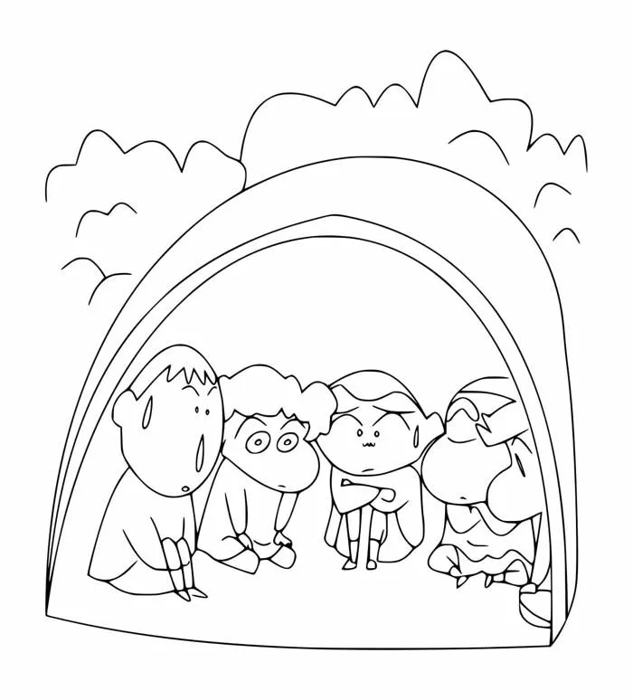 Tô Màu Shin – Cậu bé bút chì - Tranh Tô Màu Cho Bé