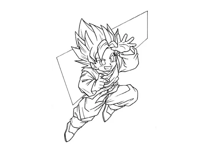 Những tranh tô màu goku, songoku tuyệt đẹp không thể bỏ qua – Jadiny