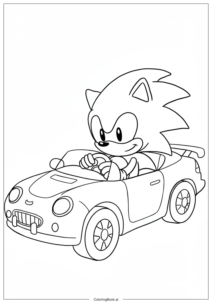 77 trang tô màu sonic (PDF và PNG miễn phí)